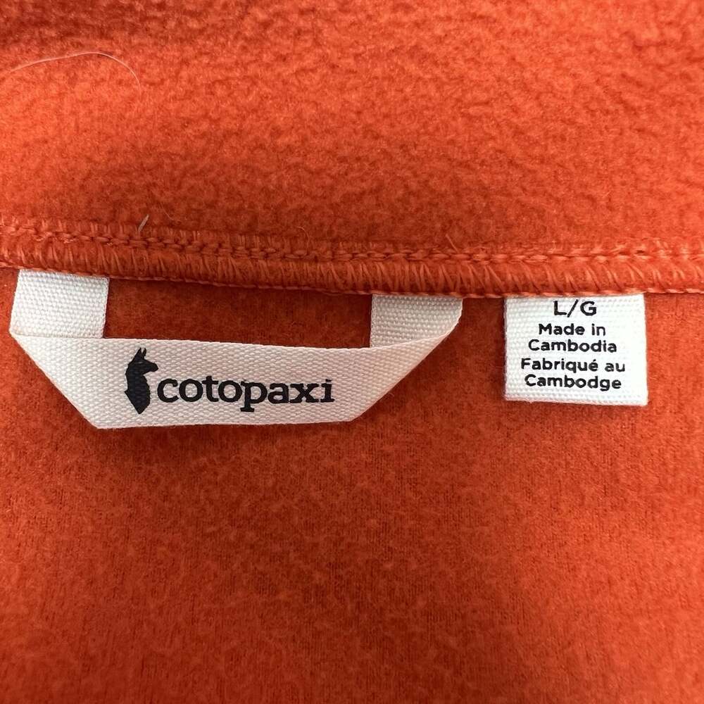 Cotopaxi Amado Fleece 1/2 Zip Pullover Jacket Men's L Canyon Maritime Broncos - Picture 6 of 10